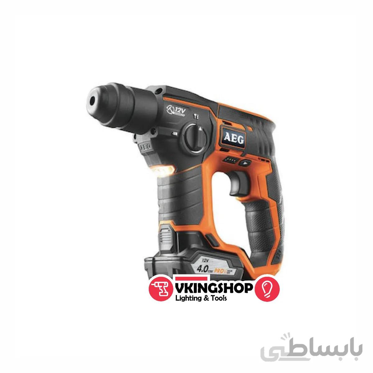بتون كن دو كاره شارژي ١٢ ولت۴ شیار آاگ مدل BBH12LI_202C