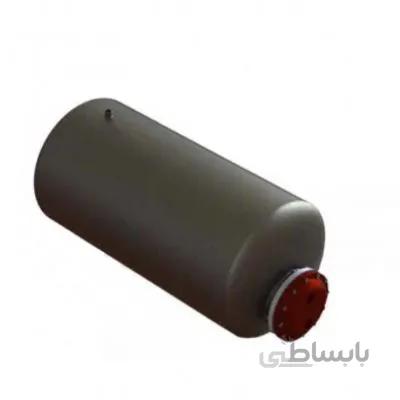 منبع کویل دار 500 لیتری افقی با ورق 8
