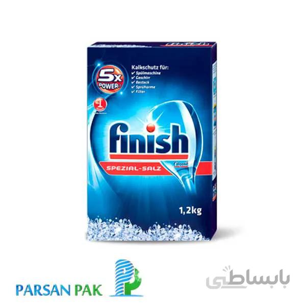 نمک ماشین ظرفشویی فینیش Finish بسته 1200 گرمی