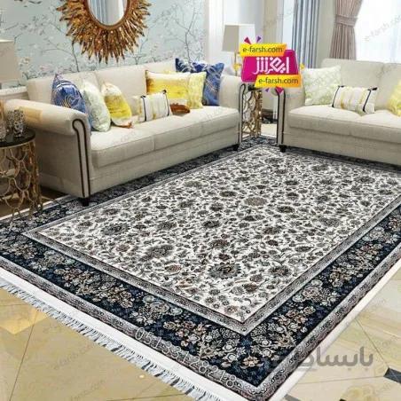 فرش ماشینی آرا مشهد طرح 60018 کرم
