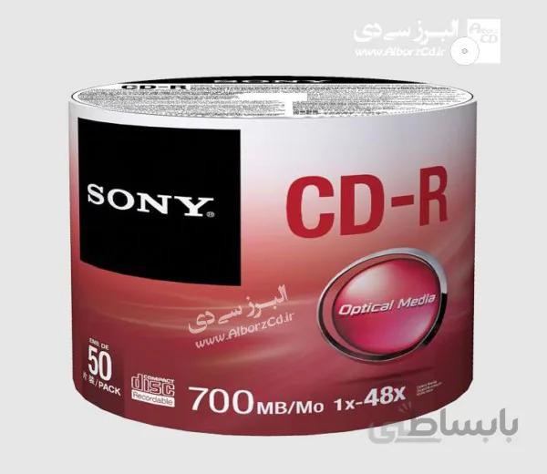 سی دی خام سونی بسته 50 عددی