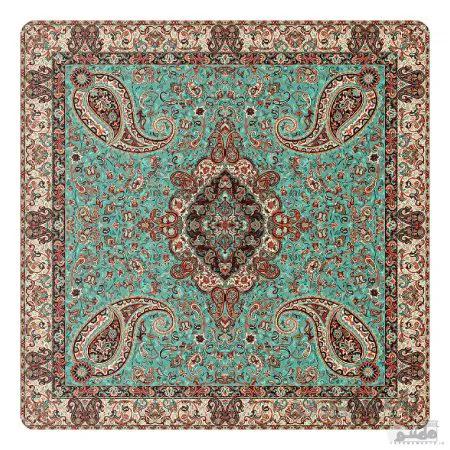 رومیزی مربع ترمه طرح سالار کد 617