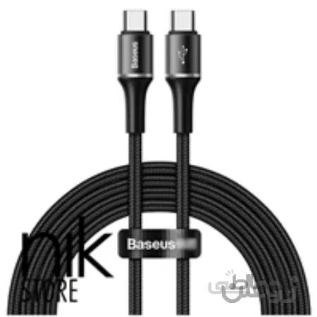 کابل شارژر دو سر Type-C باسئوس مدل CATGH طول 2 متر