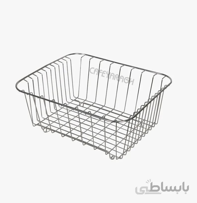 سبد میوه شوی داخل سینک