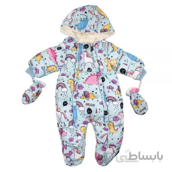 کاپشن سرهمی طرح یونیکورن آبی Mother’s babybear
