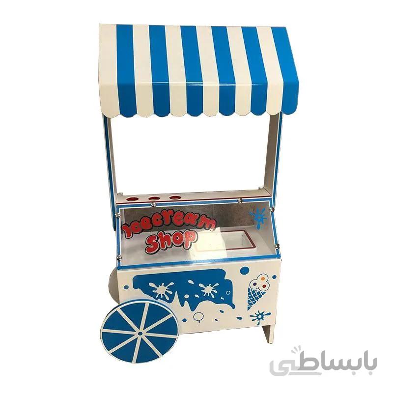 خانه مشاغل دکه بستنی فروشی چوبی