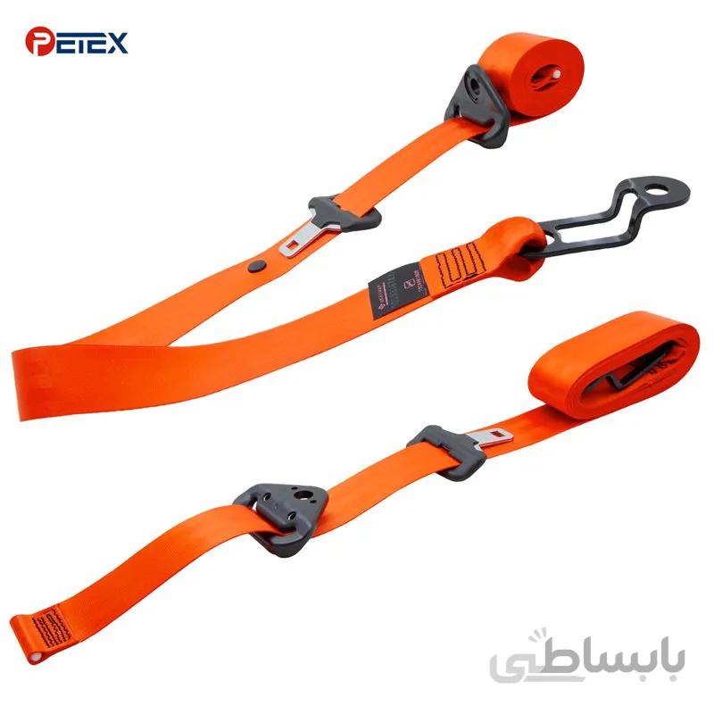 نوار کمربند ایمنی تکمیل شده جلو پژو ۲۰۶ ، پژو ۲۰۷ و رانا رنگ نارنجی بسته ۲ عددی