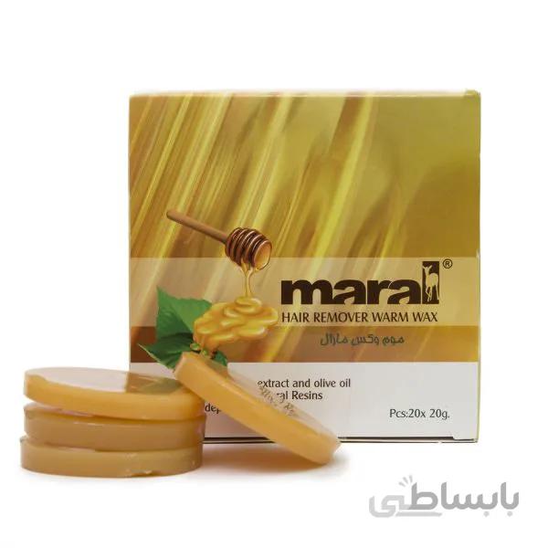 وکس سکه ای عسل مارال 20 عددی