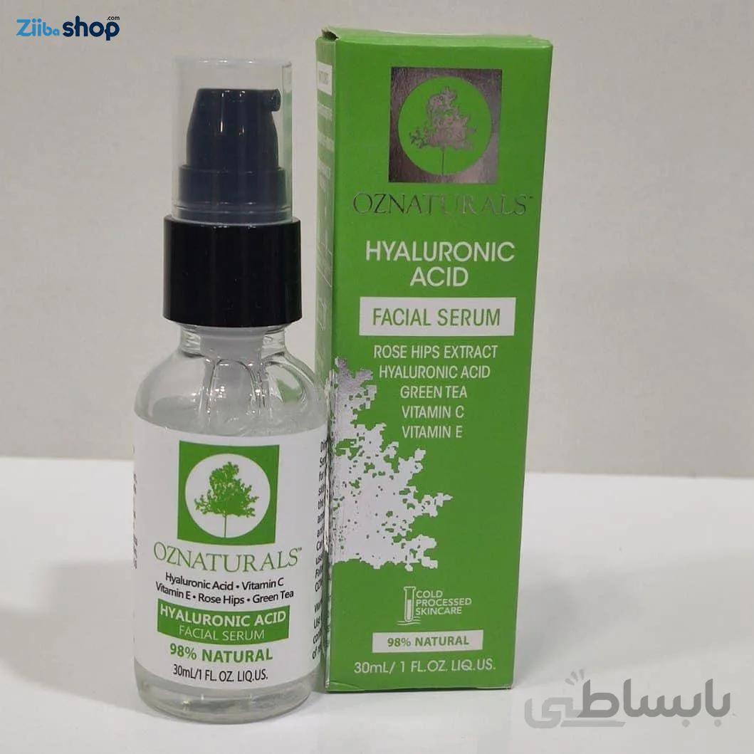 سرم اسید هیالورونیک Oz Naturals با ویتامین C 30 میلی لیتر