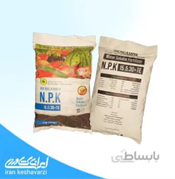 کود 15.5.30 NPK برگاموت محصول شرکت کیمیا گوهر شیمی