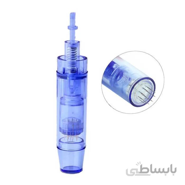 میکرونیدلینگ مدل کارتریج 12 سوزنه رنگ آبی ا Microneedling 12 Needle Cartridge Blue