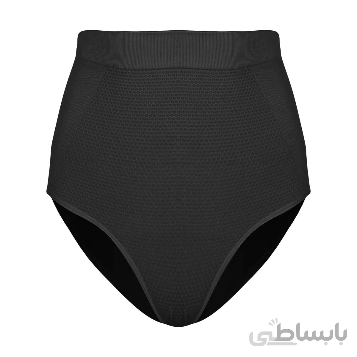گن اسلیپ کوتاه طرح زنبوری کد ۲۰۴۵ زنانه مشکی