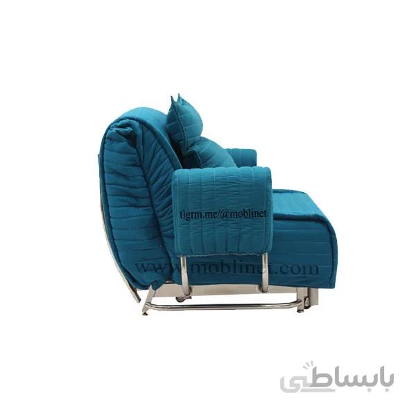 مبل تاشو هتلی یک نفره مدل پانیز دسته متکایی
