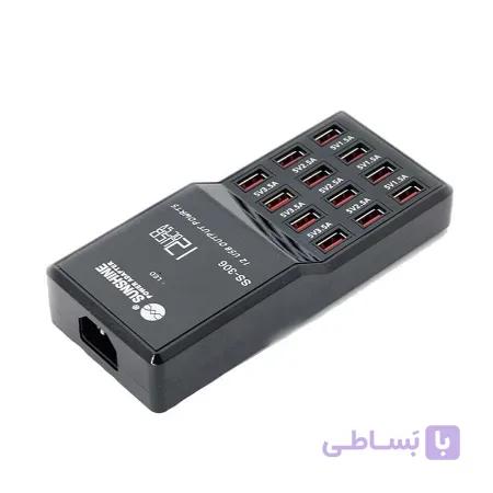 شارژر رومیزی با صفحه دیجیتال مدل Sunshine SS-306
