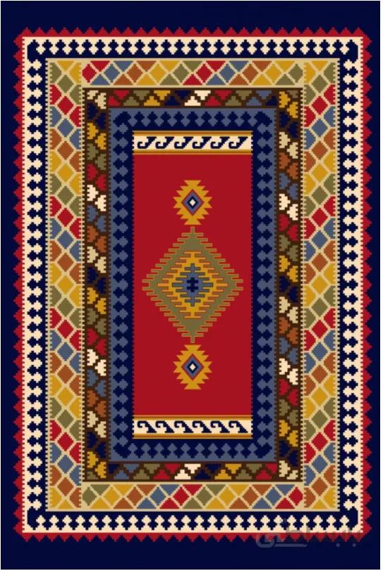 فرش ستاره کویر یزد کلکسیون شاهسون طرح BO-220-8859