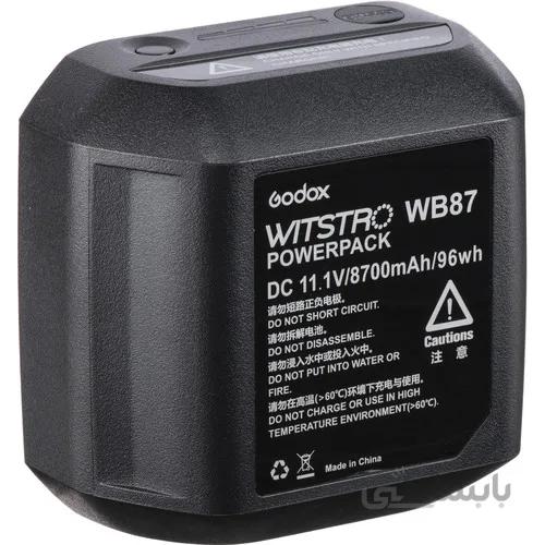 باتری فلاش سری AD600 گودکس | Godox Lithium WB-87 Battery Pack For AD600