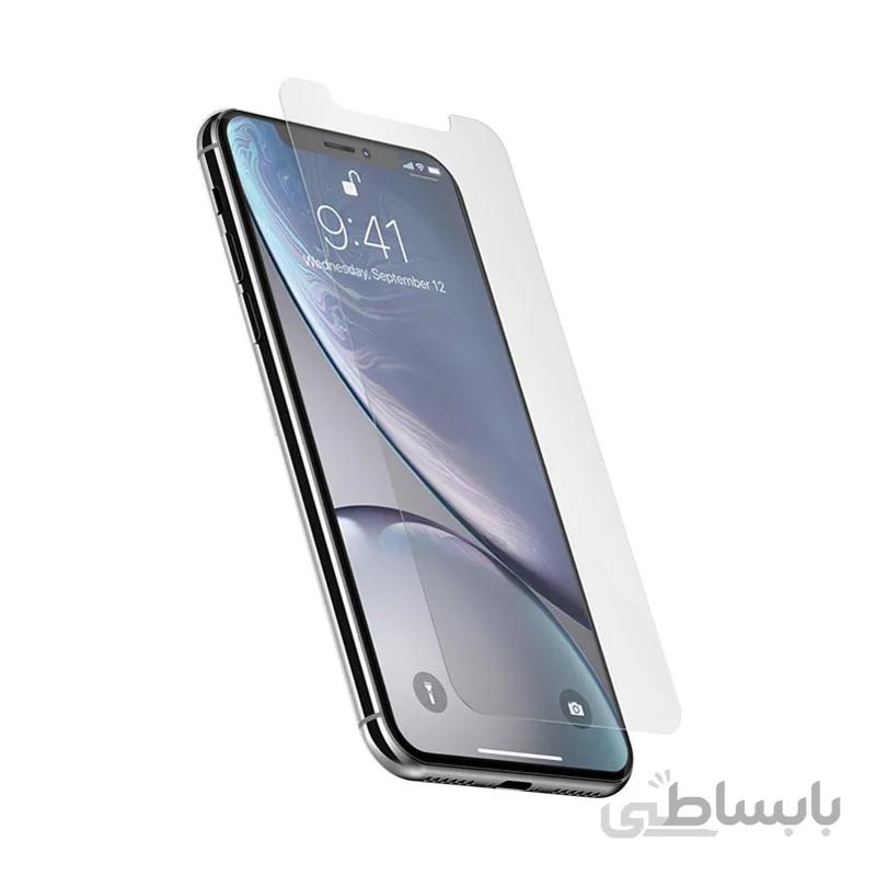 محافظ صفحه شیشه‌ای تخت (گلس) گوشی اپل iPhone XR