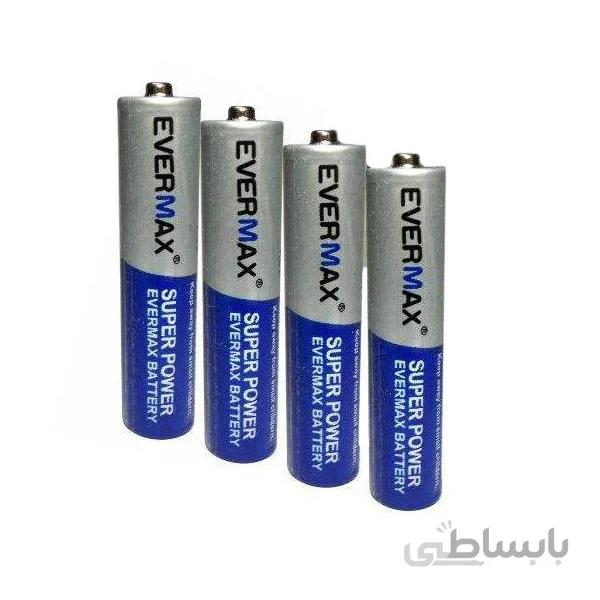 باتری نیم قلمی اور مکس مدل Super Power بسته 4 عددی
