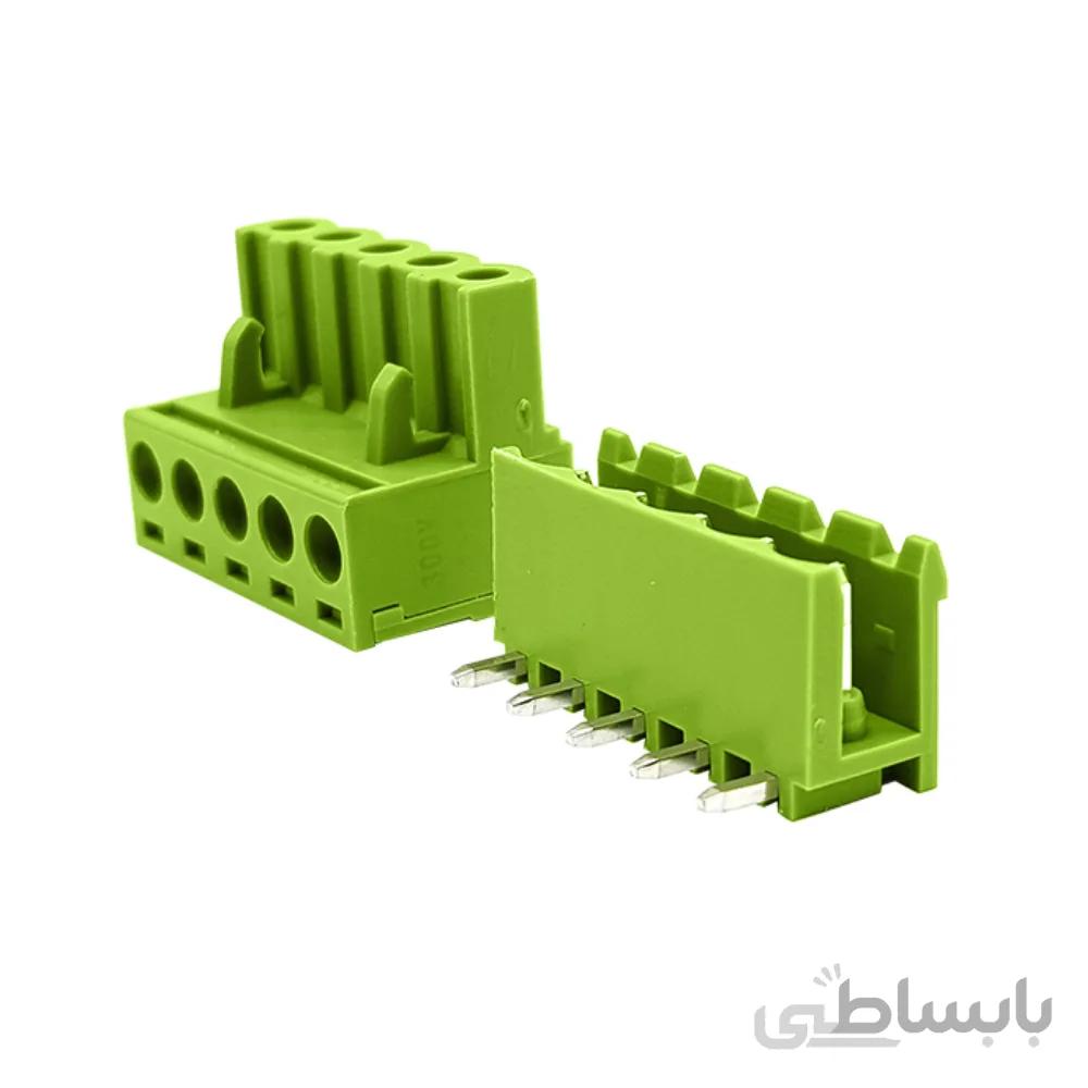 ترمینال فونیکس KF2EDG 5.08mm 5 PIN R/A برند KEFA