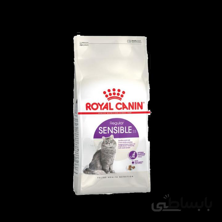 غذای خشک گربه رویال کنین مدل Sensible وزن 2 کیلوگرم ا Royal Canin Sensible 33 Cat