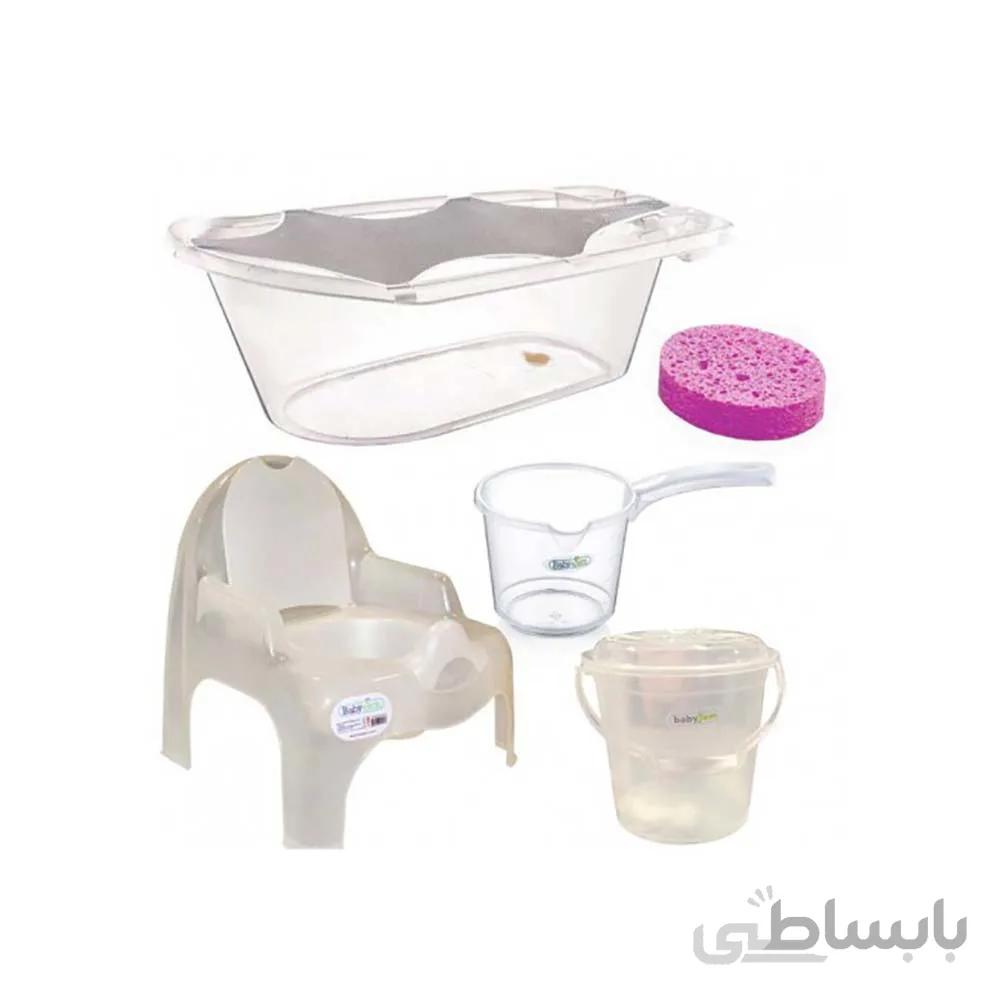 ست 6 تکه وان حمام کودک بیبی جم babyjem