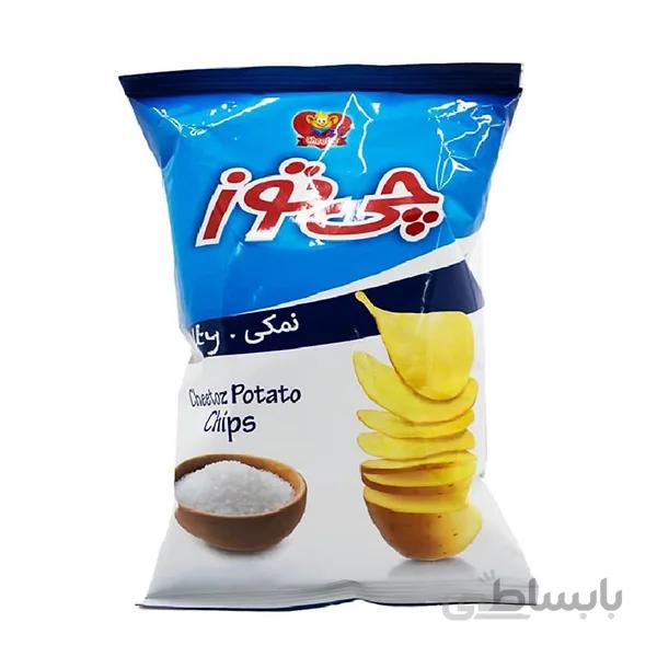 چیپس چی توز با طعم ساده نمکی-65 گرم