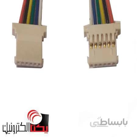 کانکتور FH ماده 6 پین سیم دار (1.25 میلی متر)