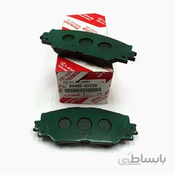 لنت ترمز جلو کرولا کد 04465-02220 جنیون اصلی