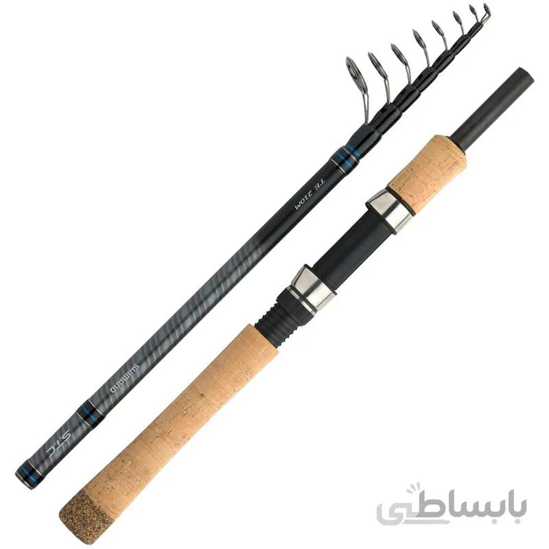چوب ماهیگیری تلسکوپی کربن SHIMANO طول 4.5 متر
