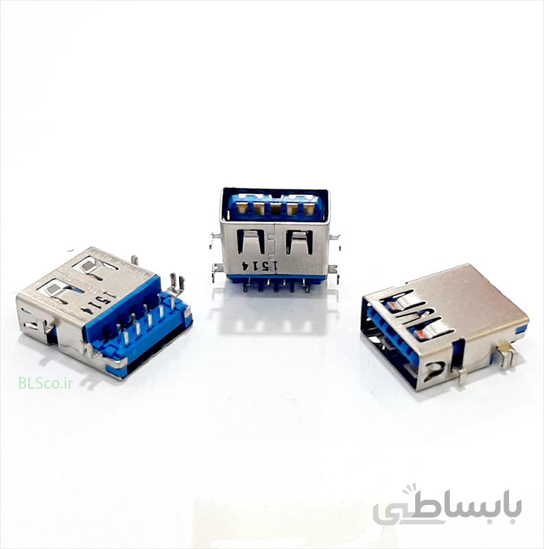 جک USB3 لپ تاپ کد 504 ا USB 3.0 Port Jack Socket