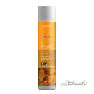 شامپو موهای طلایی و بلوند لاکمه Lakme مدل Teknia