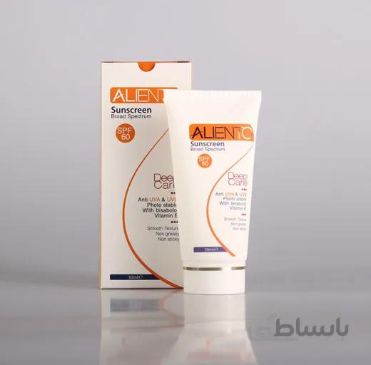 ضد آفتاب بدون رنگدانه آلینتو SPF60