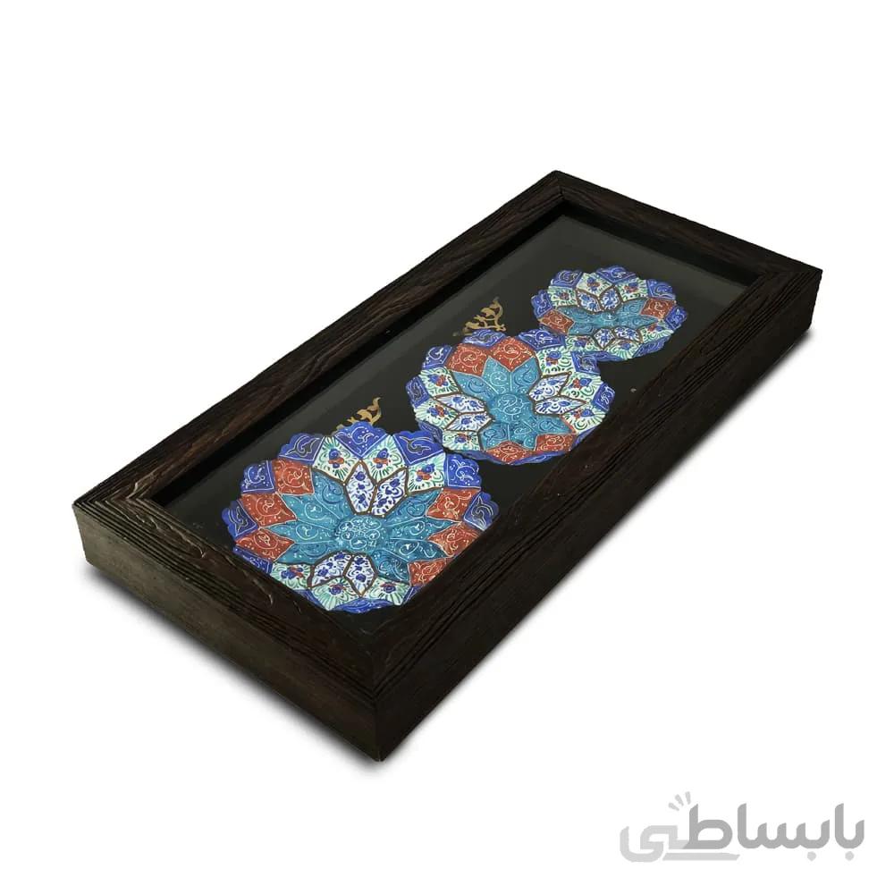 قاب سری سه تایی میناکاری