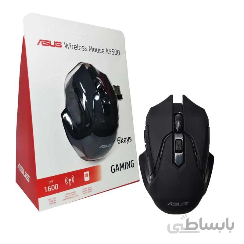 موس گیمینگ بیسیم طرح ASUS مدل A5500