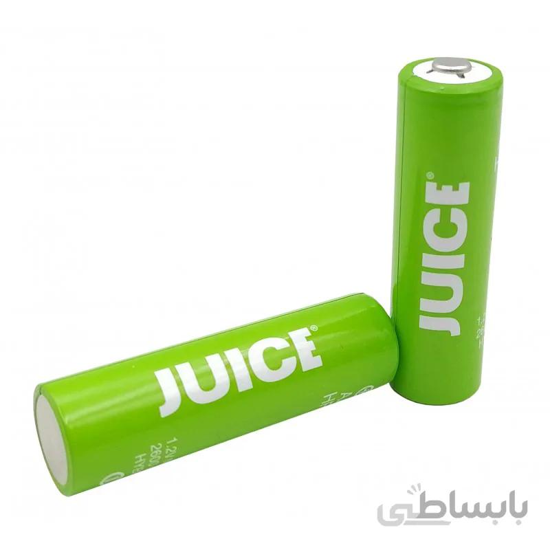 باتری قلمی قابل شارژ 2600mAh مارک JUICE