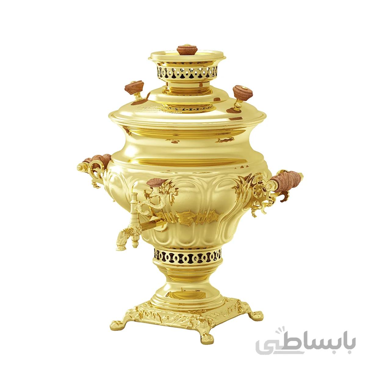 سماور زغالی اکبربرادران مدل Momtaz