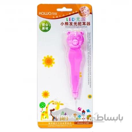 ست گوش پاک کن چراغ دار کودک طرح خرس کاوا Kawa