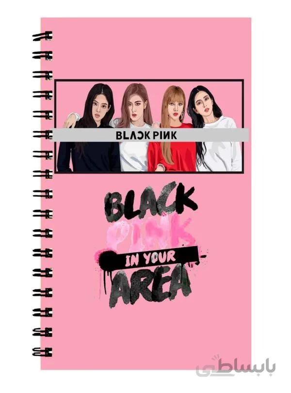 دفتر نت موسیقی طرح black pink