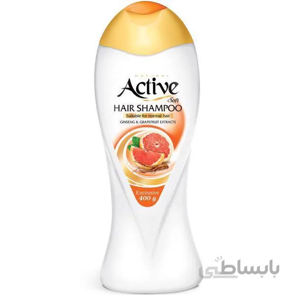 شامپو مو اکتیو مدل Orange Extract حجم 400 میلی لیتر ا Active Orange Extract Hair Shampoo 400ml