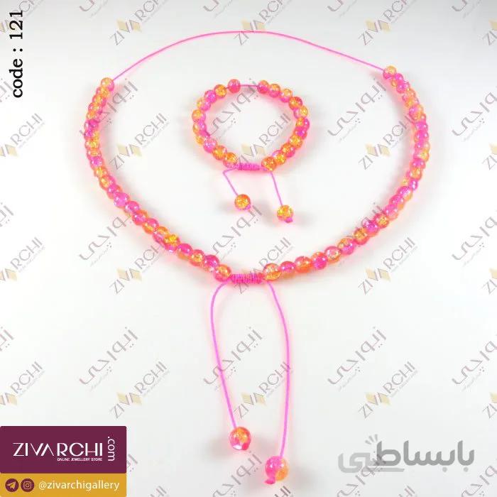 ست 2تکه دست ساز (گردنبند،دستبند) 121