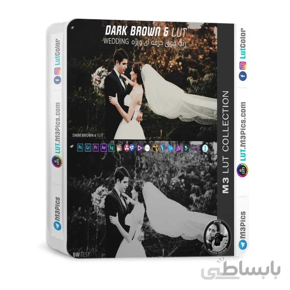 مجموعه رنگ DARK BROWN Lut 6