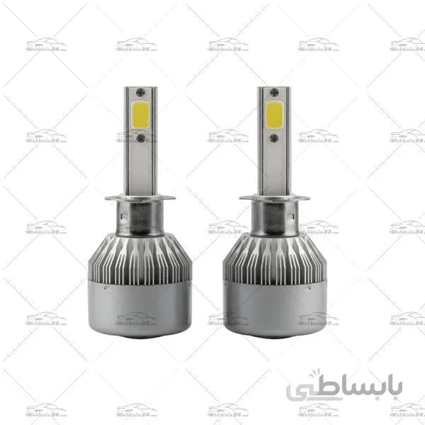 هدلایت دوطرفه C9 60 وات 6000 کلوین ا C9 LED Headlight Bulbs 60W 6000 KL