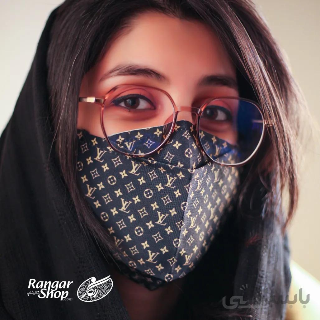 ماسک فیلتر دار طرح LV