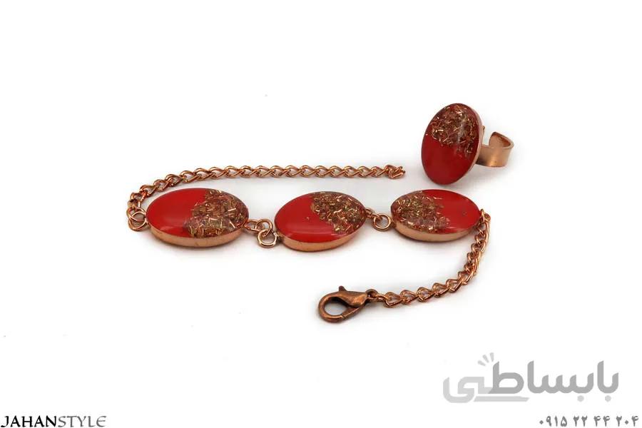 نیم ست مسی زنانه و دخترانه کد 588064