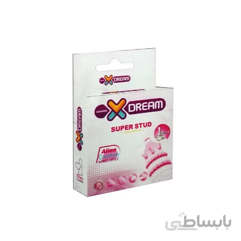 کاندوم دکمه‌دار دارای دکمه‌های بسیار نرم Super Stud ایکس دریم ا پینکت