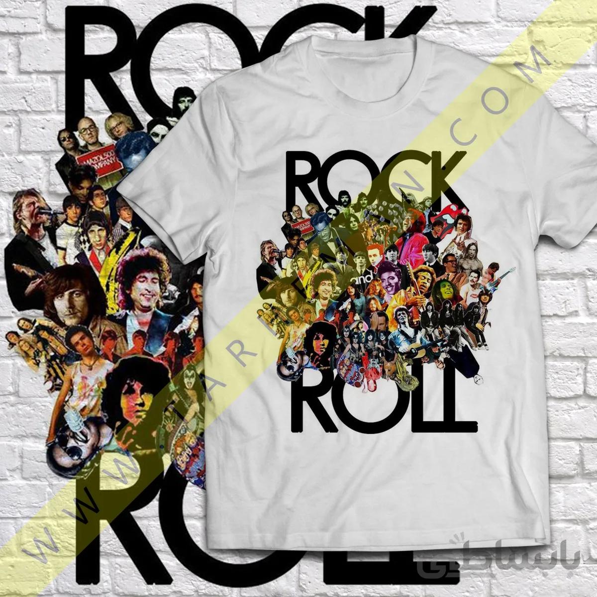 تیشرت با طرح زیبای راک اند رول-Rock and Roll