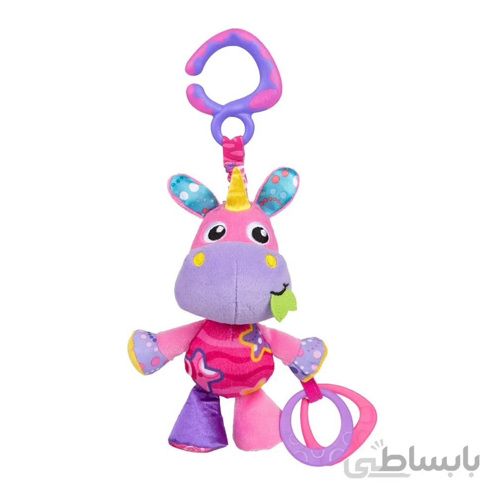 عروسک گیره ‌دار جغجغه‌ای اسب شاخدار پلی گرو Playgro