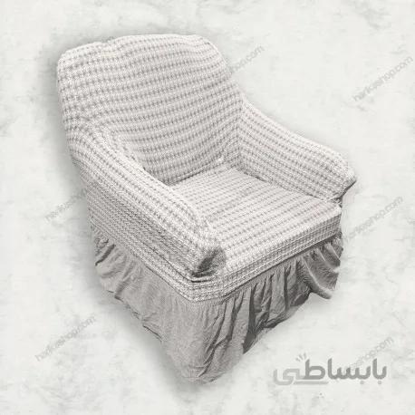 کاور مبل 7 نفره آلتین رنگ کرم