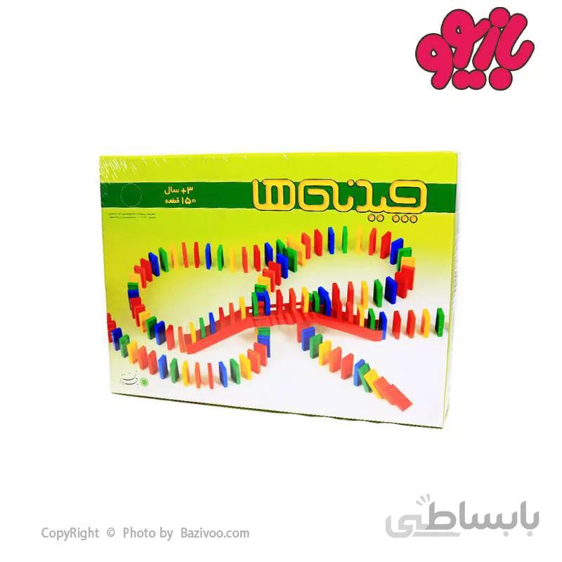 بازی چیدنی‌ دومینو 150 قطعه با فرزندان
