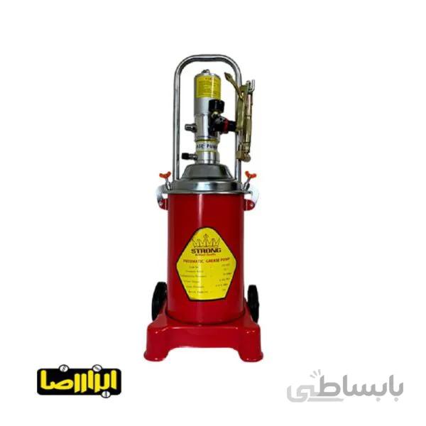 گریس پمپ سطلی بادی استرانگ 12 لیتری مدل STG-12L